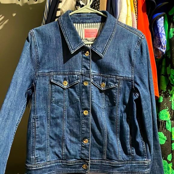 Kate spade denim jacket size L